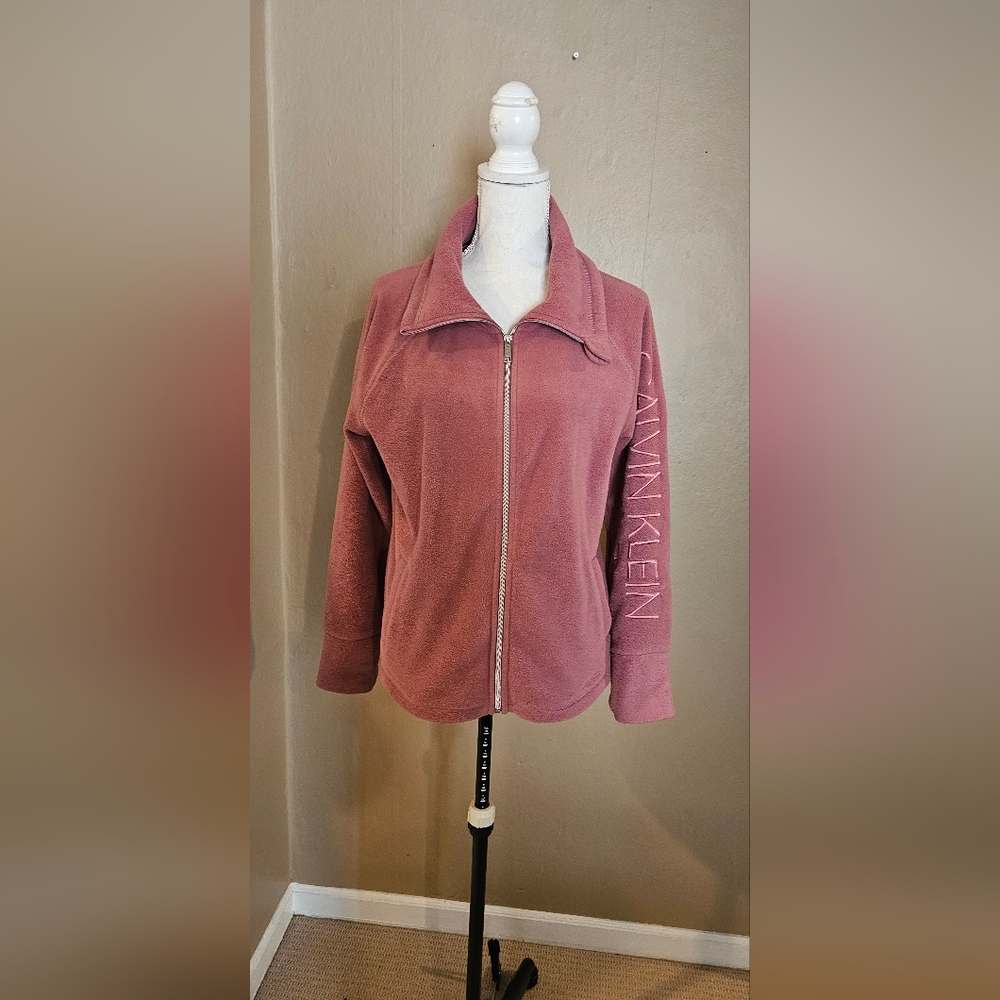 Calvin Klein Women's Pink Performance Fleece Jacket